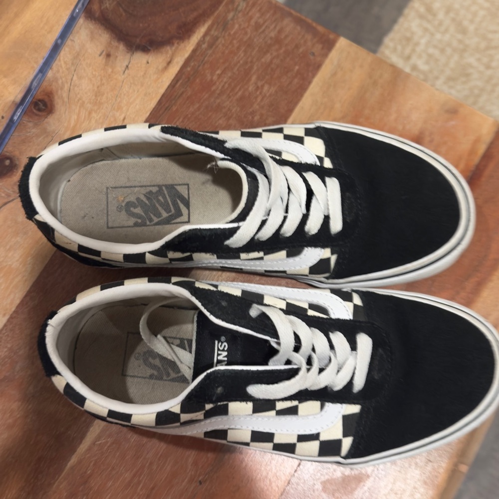 Vans Classic Black and White Checkered Shoes